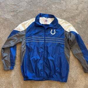 Vintage Indianapolis Colts SI Official NFL Team Windbreaker Jacket